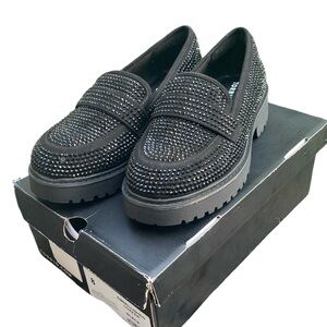 Torrid Black Studded Loafers